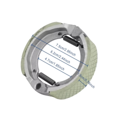 Priekiniai būgninių stabdžių trinkelės, skirtos Ninebot Max G30, Segway Max G2 arba Segway Max G65  - 1 Priekiniai būgninių stab