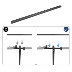 Guiador estendido de 52 cm para scooters elétricas Xiaomi, Ninebot ou similares.  - 2 Guiador estendido de 52 cm para scooters e