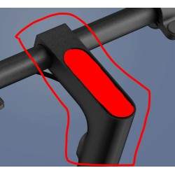 Base de ecrã ou suporte de guiador para scooter elétrica Xiaomi Scooter 4 Ultra Xiaomi - 1 Base de ecrã ou suporte de guiador pa