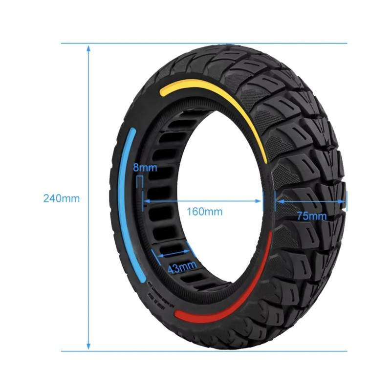 Solid tire 255x80 for Kaabo Mantis, Zero 10X, Vsett 10+ KROXNE - 1 Solid tire 255x80 for Kaabo Mantis, Zero 10X, Vsett 10+
Solid