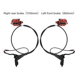 Komplett Monorim EB01 4-kolvs hydraulisk bromssats - spakar, bromsok, vajer och bromsskiva Monorim - 5 Komplett Monorim EB01 4-k