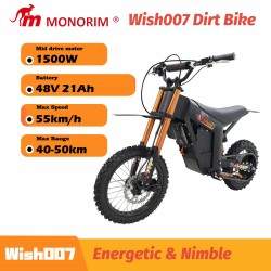 Monorim e-Moto Electric Wish007, 55 km/h, moteur 1500 W, batterie 21 Ah, suspension hydraulique réglable Monorim - 6 Monorim e-M