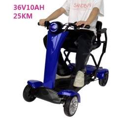 Chetyrekhkolesnyy skladnoy elektrosamokat s kreslom dlya pozhilykh lyudey Segway - Ninebot - 4  