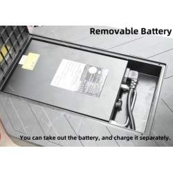 Patinete eléctrico de cuatro ruedas plegable con silla para personas mayores Segway - Ninebot - 8  