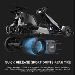 Opony do driftu do Ninebot Gokart Pro, GoKart Kit i Gokart Lamborghini - Ninebot S Max Segway - Ninebot - 5  