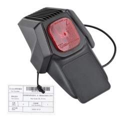 Originele complete achterspatbord met licht voor Segway ZT3 / Segway ZT3 Pro - onderdelen en reserveonderdelen Segway - Ninebot 