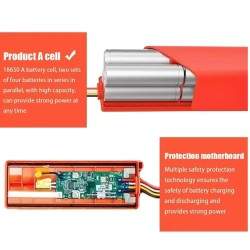 Smennyy akkumulyator dlya robota-pylesosa Xiaomi 14,4 V dlya Xiaomi Roborock S55 S60 S65 S50 S51 S5 MAX S6 Xiaomi - 3  