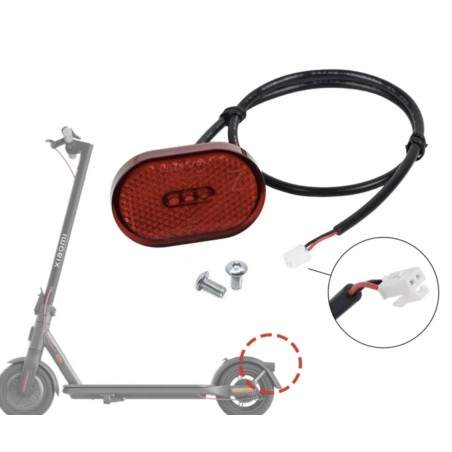 Luz trasera para el guardabarros del Xiaomi Scooter Mi 4, Mi 4 LIte o similar  - 3 Luz trasera para el guardabarros del Xiaomi S