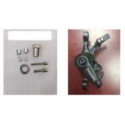Kit de compatibilidade do motor do freio a disco instalado em uma suspensão MR1 e DMR1 Monorim - 2 Instale um motor de freio a d