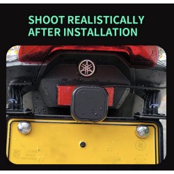 Sistema di rilevamento dell'angolo cieco impermeabile (angolo di 130º) per scooter, bicicletta o moto KROXNE - 9  