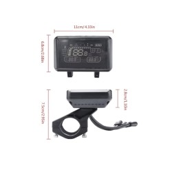 Skærm eller kontrolpanel til Zwheel, ZRino SE, ZRino Duo Max, iScooter iX3, iScooter, iX4  eller lignende scooter  - 9 Skærm ell