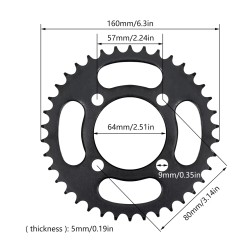 Kit triciclo elétrico (motor elétrico sem escovas, controlador, acelerador) 48v 500w 750w KROXNE - 12  