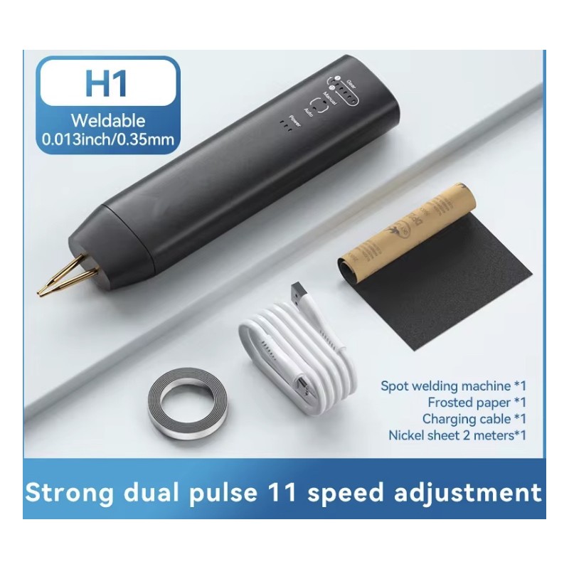 Ruchnyy aparat tochkovoho zvaryuvannya H1 z 11 i H2 z 90 rehulʹovanymy rezhymamy dlya litiyevykh batarey KROXNE - 1  