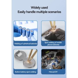 Handheld Spot Welder H1 with 11 and H2 with 90 Adjustable Modes for Lithium Batteries KROXNE - 5  